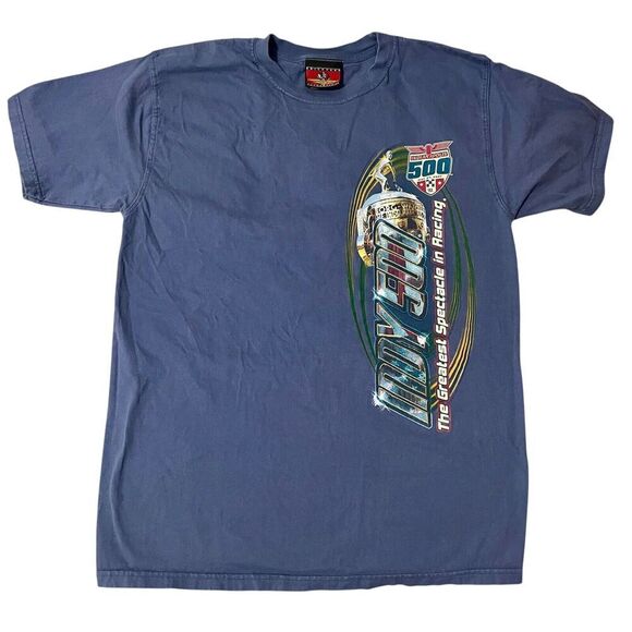 Indy Indianapolis 500 2007 T-shirt Medium Men Brickyard Authentics Bac… - Picture 1 of 9
